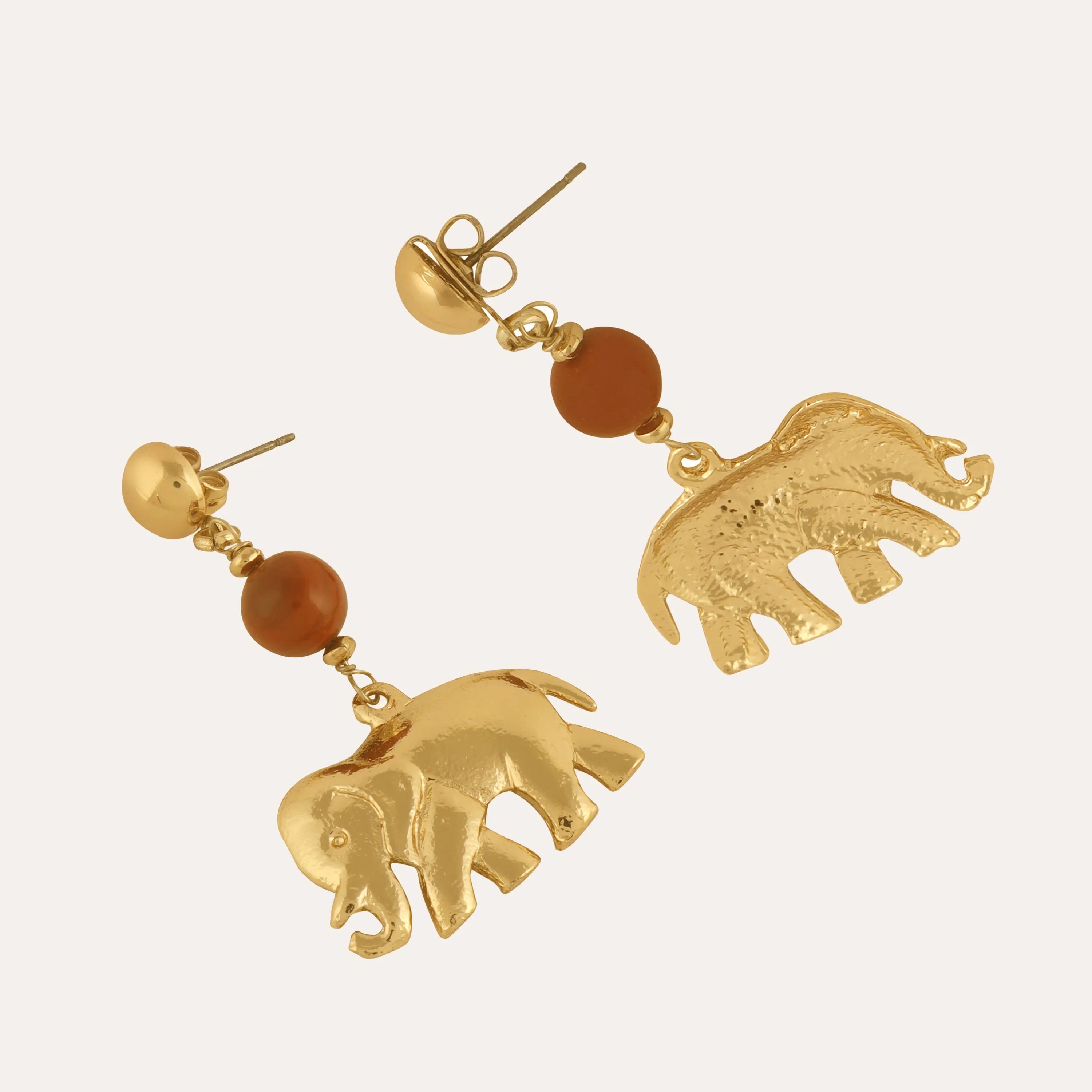 TFC Elephanta Cave Gold Plated Earrings- Discover daily wear gold earrings including stud earrings, hoop earrings, and pearl earrings, perfect as earrings for women and earrings for girls.Find the cheapest fashion jewellery which is anti-tarnish only at The Fun company.
