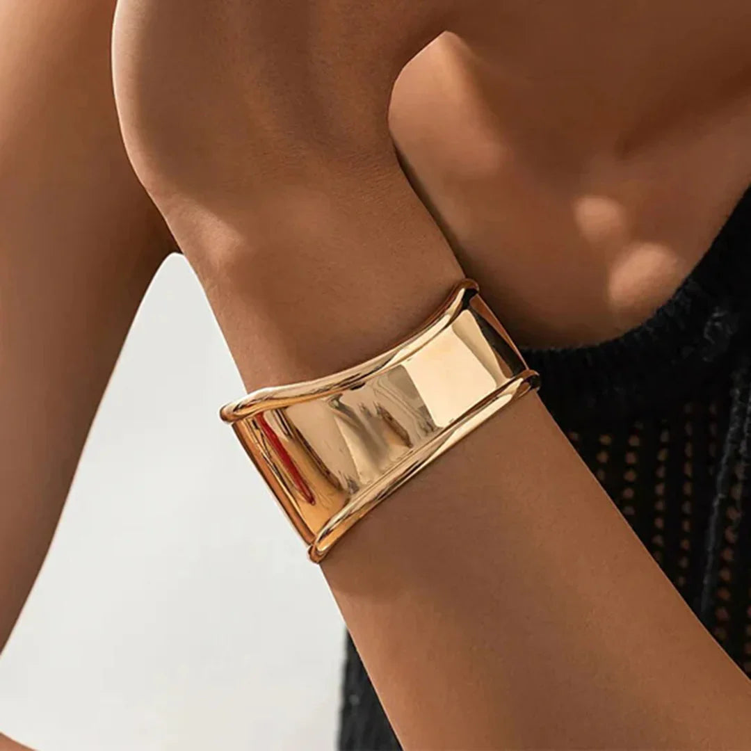 TFC Storm Wrap Gold Plated Cuff Bracelet