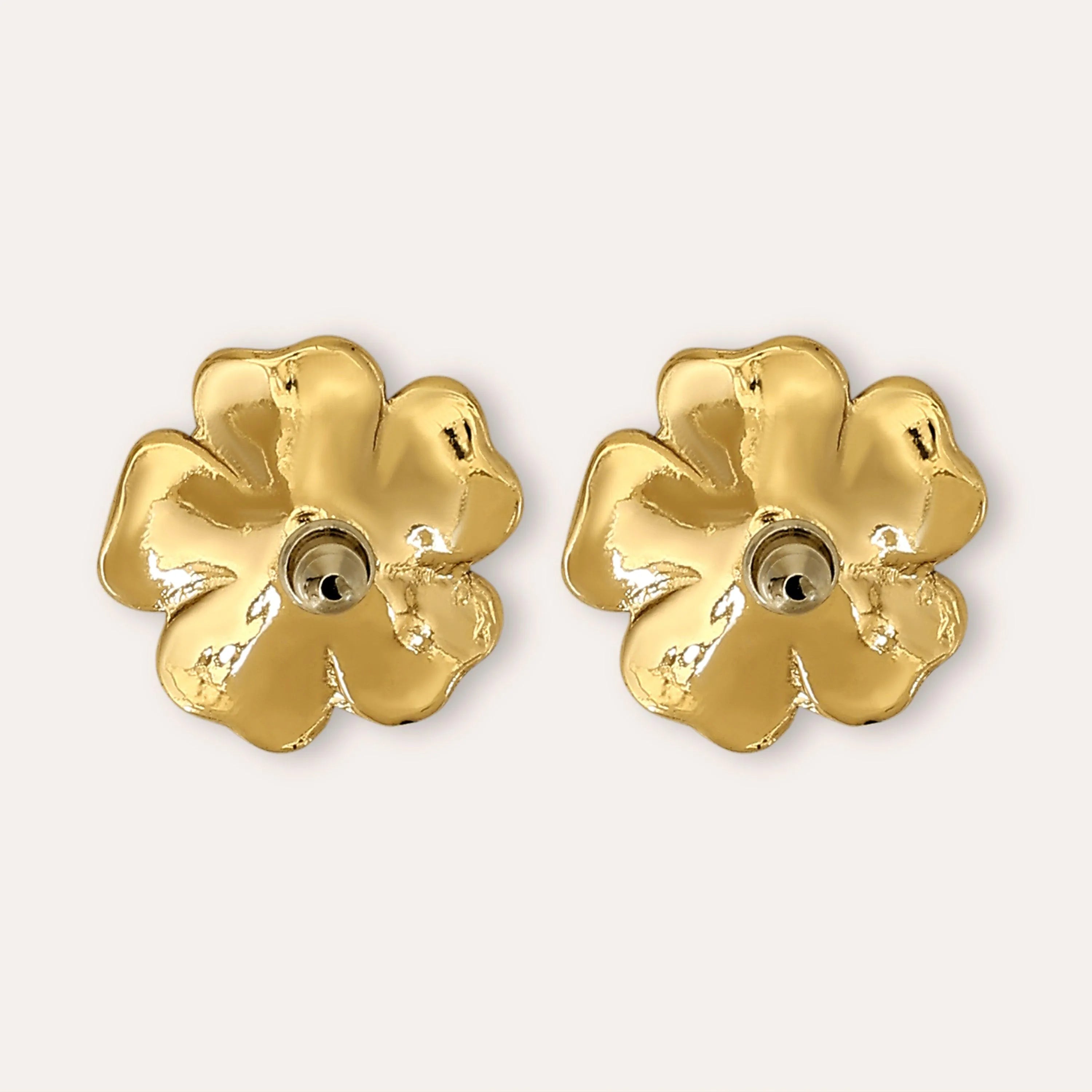 TFC Flower Whisperers Gold Plated Stud Earrings-Discover daily wear gold earrings including stud earrings, hoop earrings, and pearl earrings, perfect as earrings for women and earrings for girls.Find the cheapest fashion jewellery which is anti-tarnish only at The Fun company