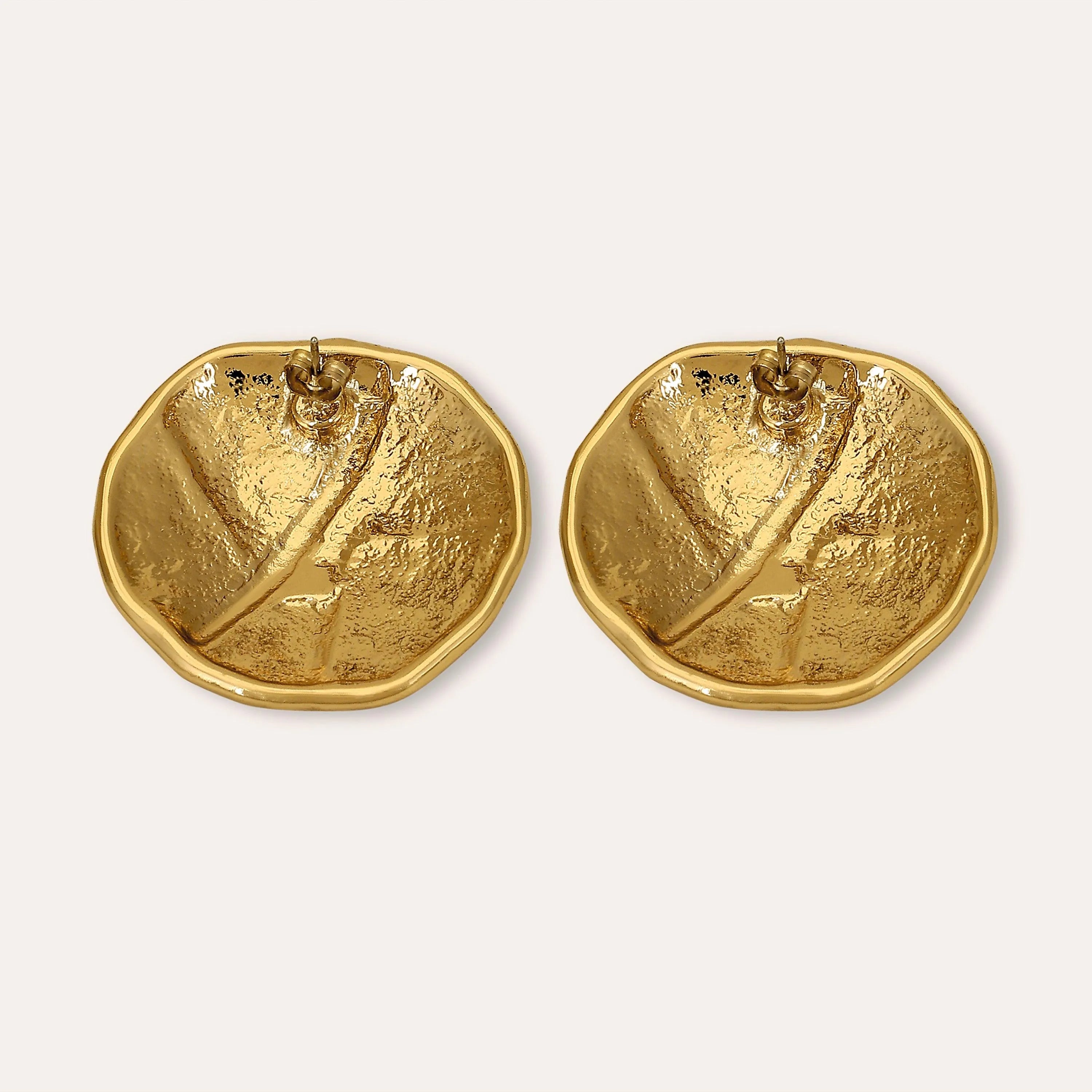 TFC Round Round Gold Plated Dangler Earrings-Discover daily wear gold earrings including stud earrings, hoop earrings, and pearl earrings, perfect as earrings for women and earrings for girls.Find the cheapest fashion jewellery which is anti-tarnish only at The Fun company