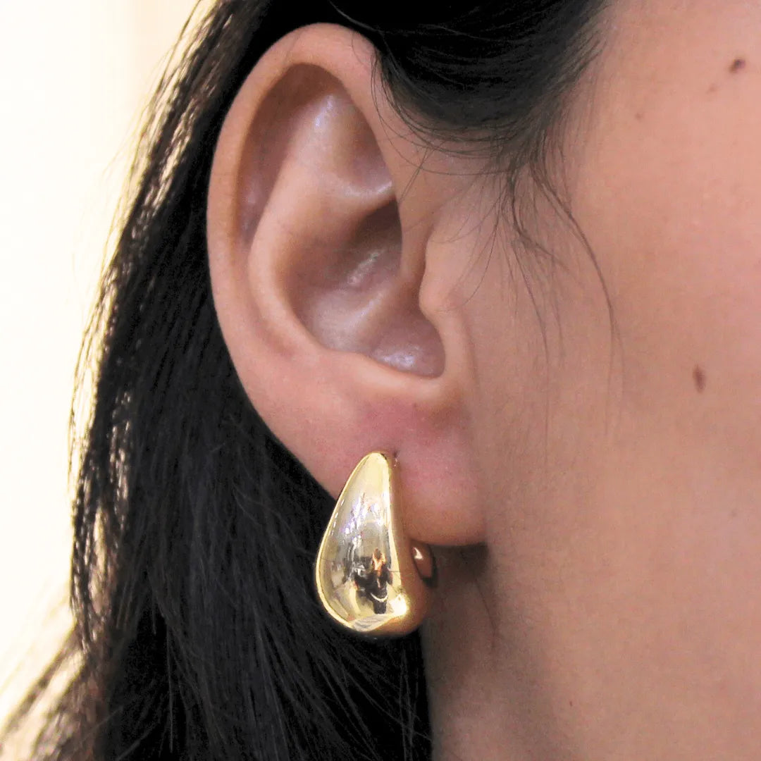 TFC Trendy Kaju Gold Plated Stud Earrings