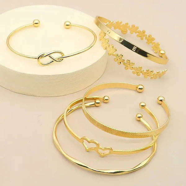 TFC SET2 Gold Plated Bracelet (Set of 6)
