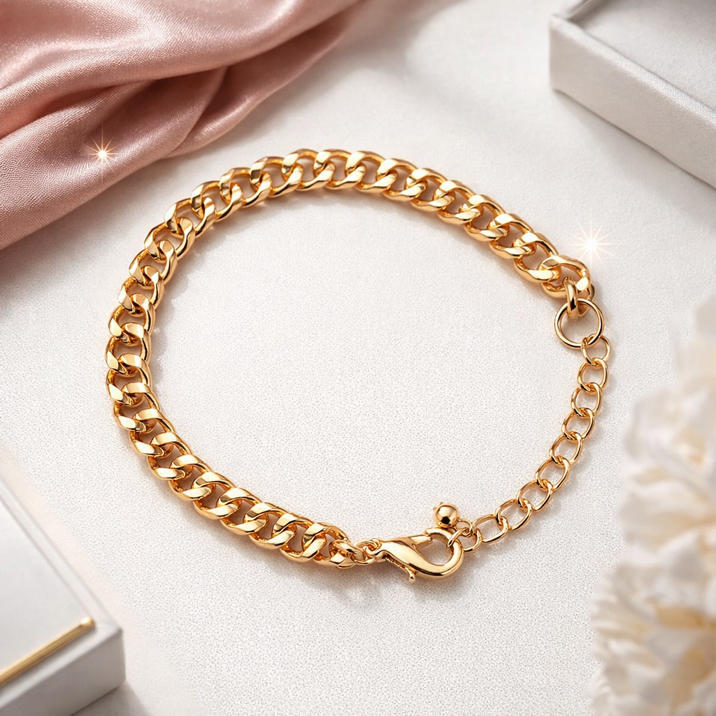 TFC Zanjir Journey Gold Plated Chain Bracelet