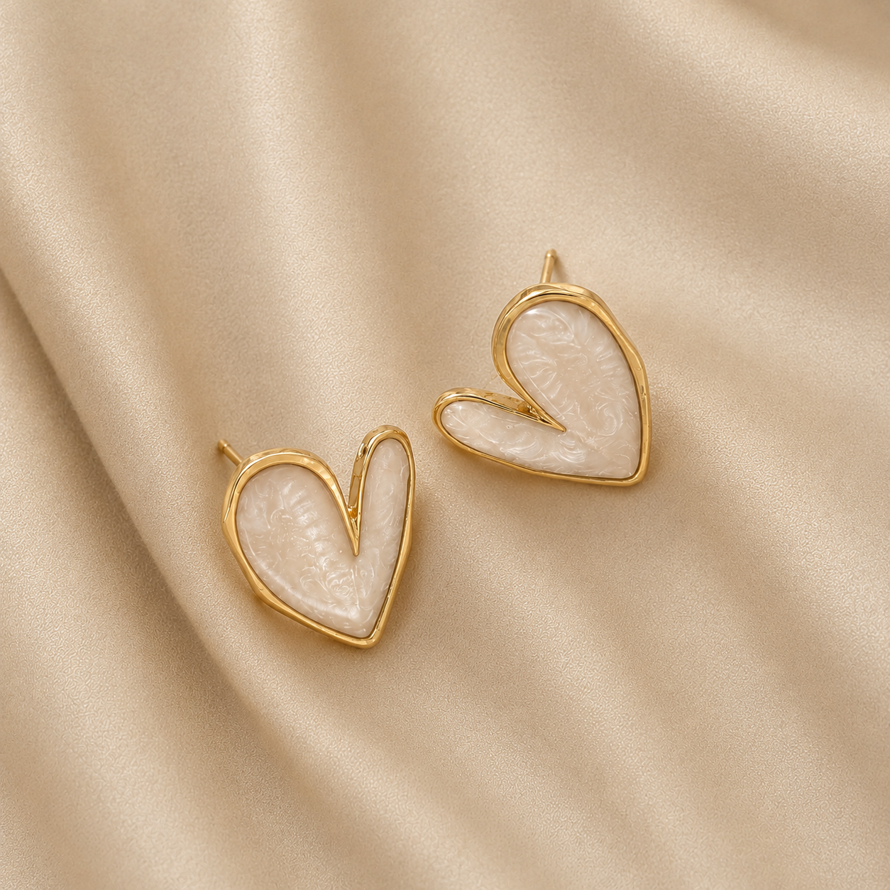 TFC Pearl Embrace Gold Plated Stud Earrings