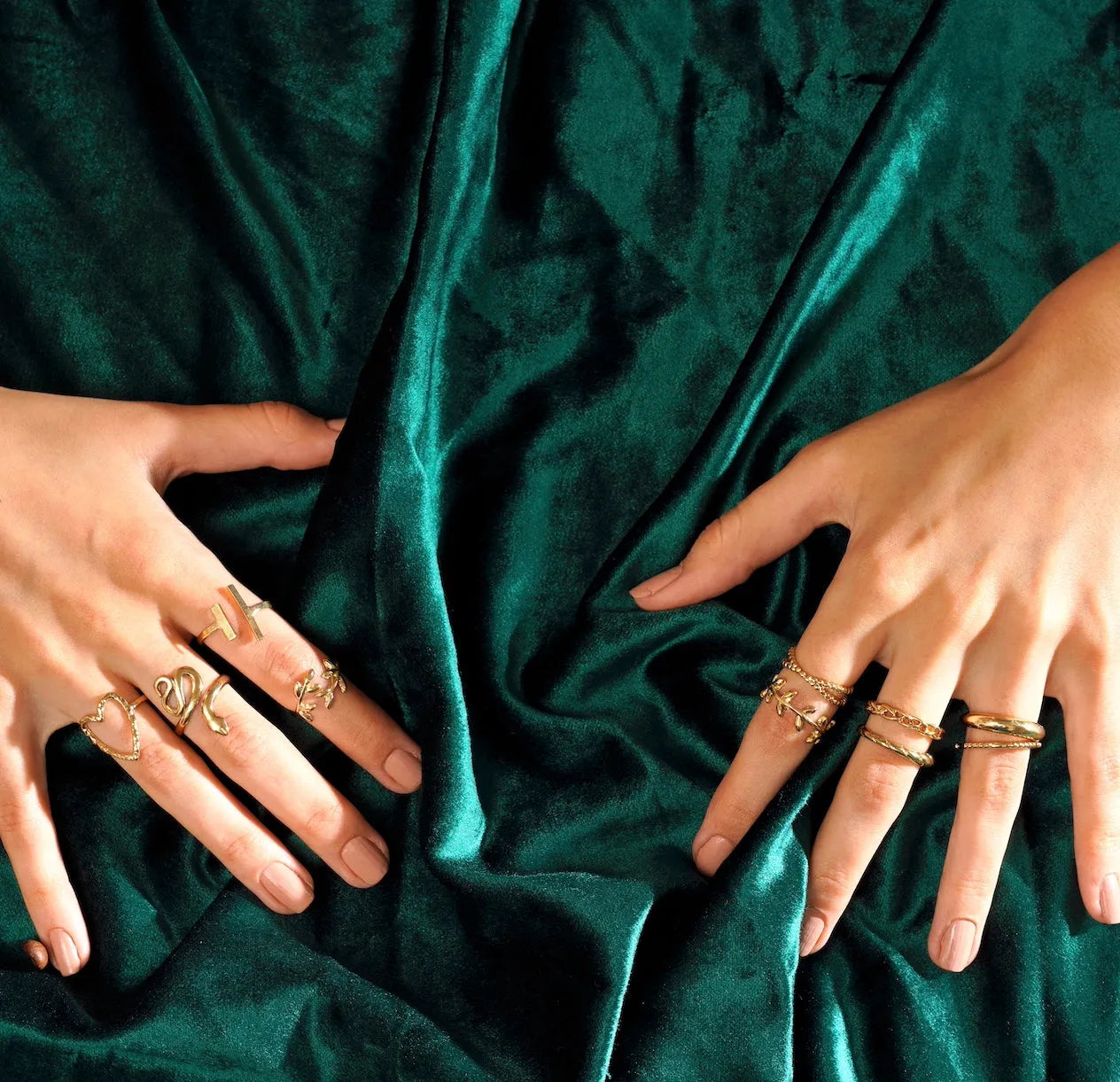 TFC Tangled Delights Gold Plated Ring-Elevate your style with our exquisite collection of gold-plated adjustable rings for women, including timeless signet rings. Explore cheapest fashion jewellery designs with anti-tarnish properties, all at The Fun Company with a touch of elegance