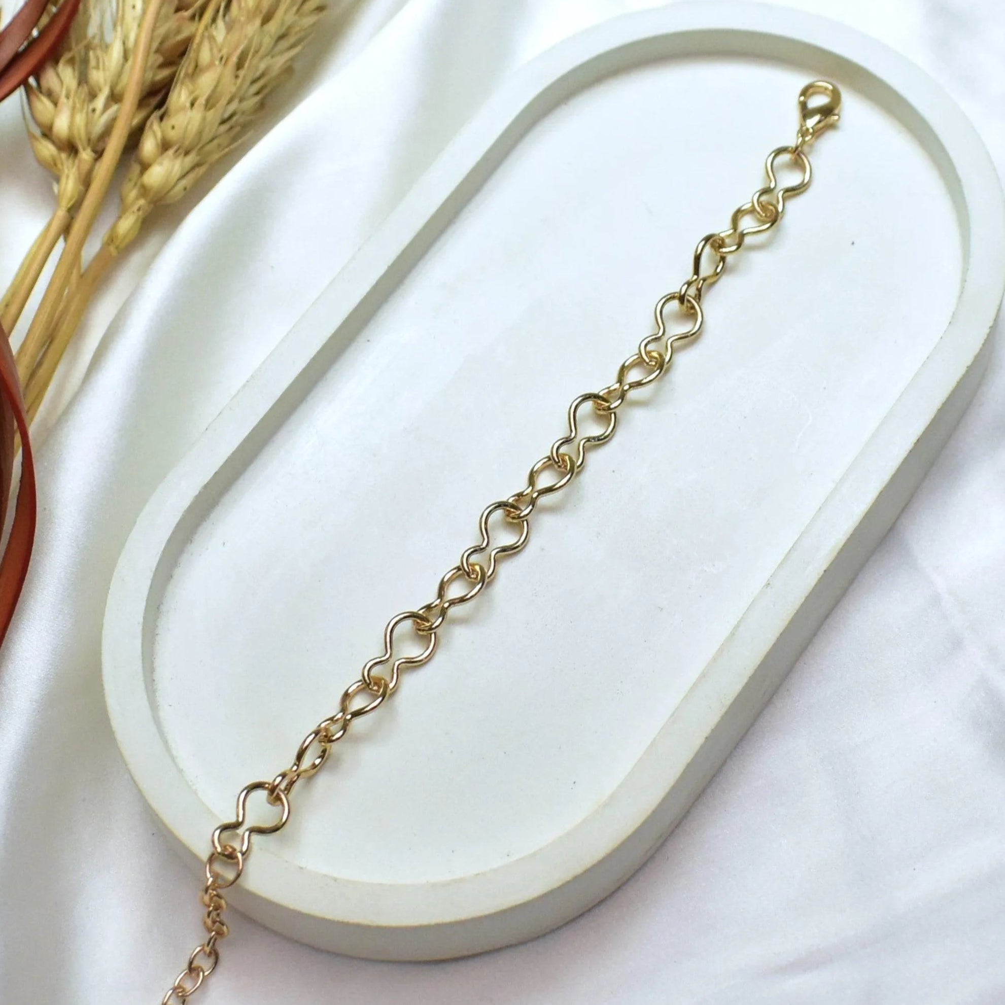 TFC Boundless Lock Gold Plated Chain Bracelet