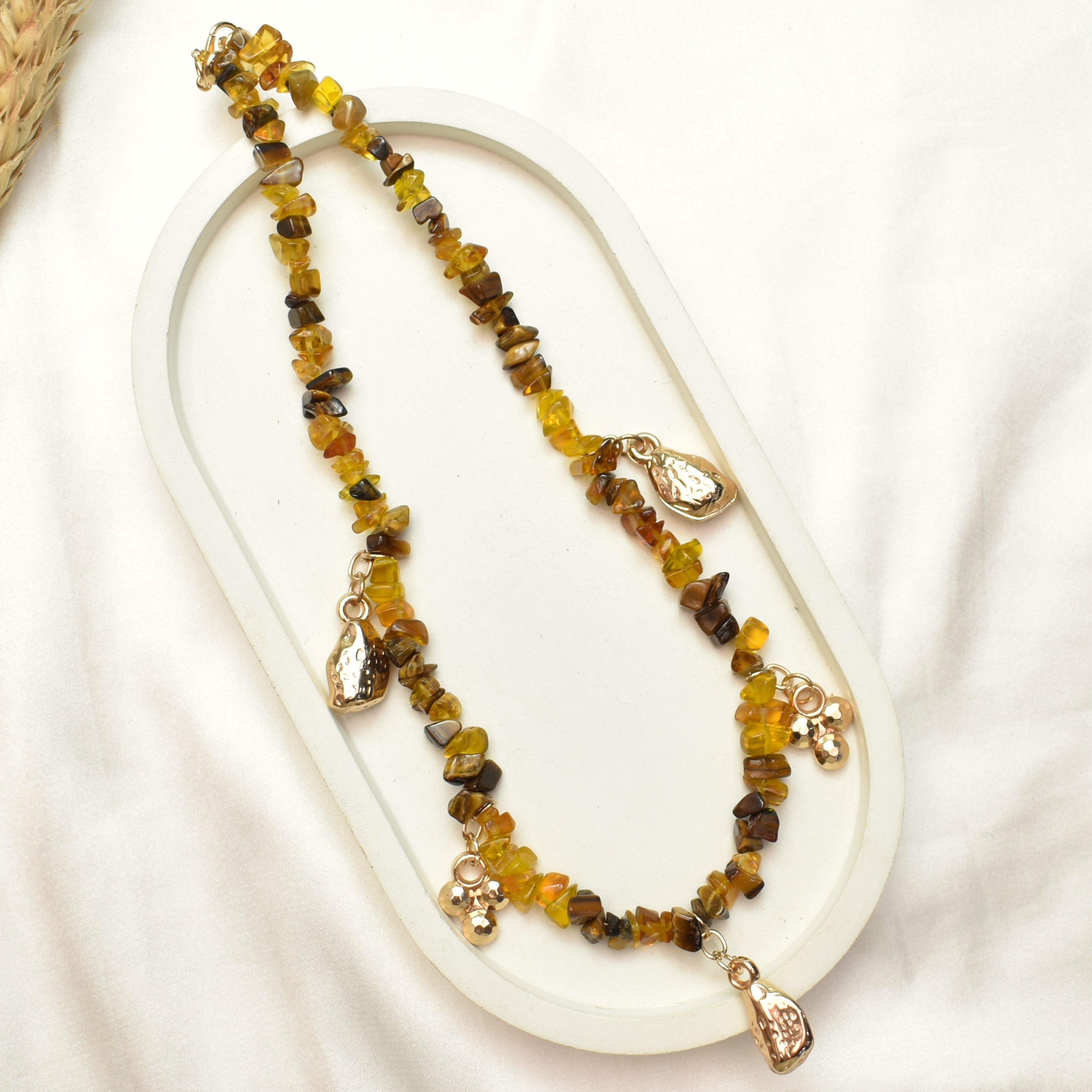 TFC Golden Petal Harmony Necklace