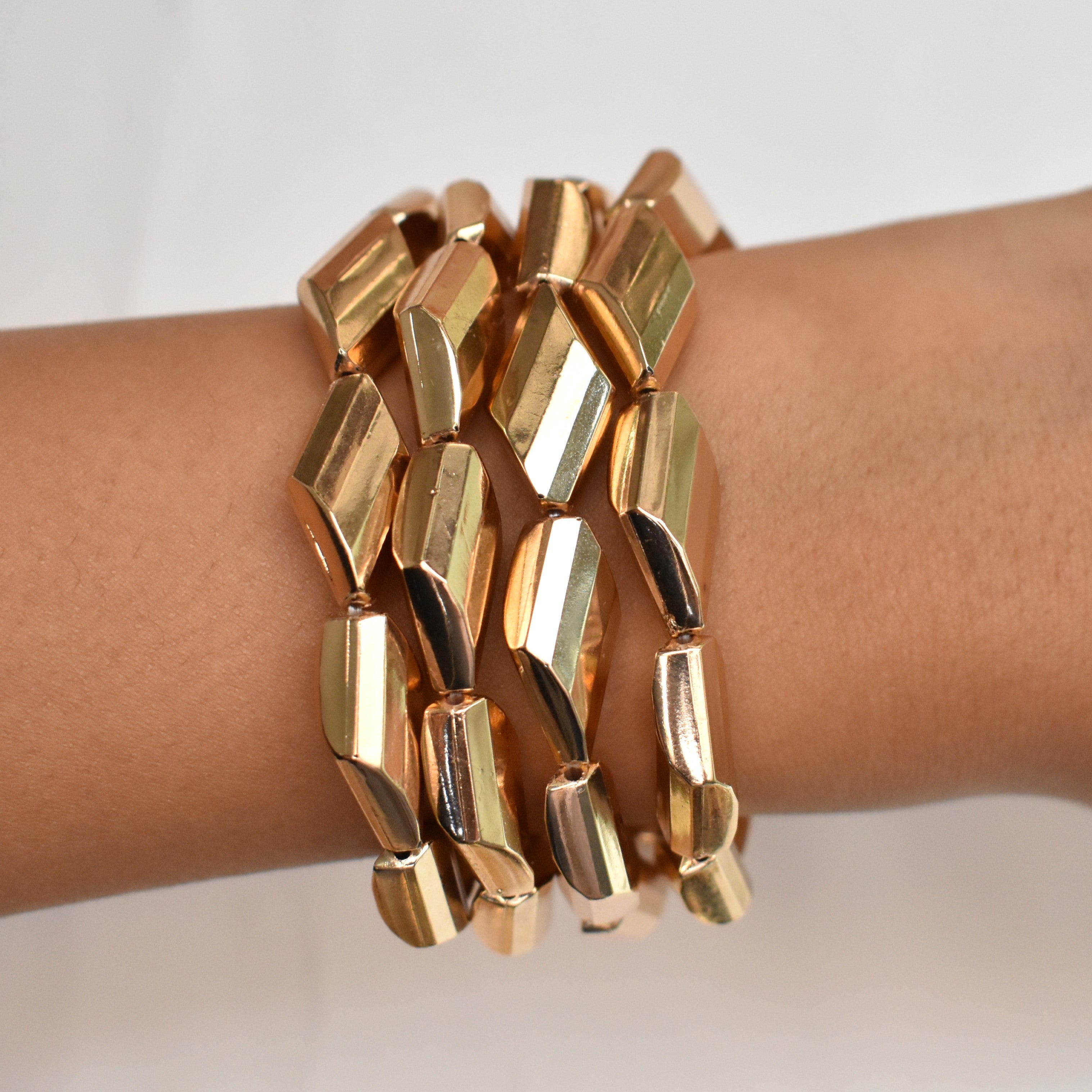 TFC Angular Radiance Stacked Bracelet (Set of 4)