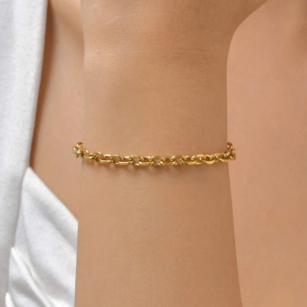 TFC Gold Plated Chain Bracelet