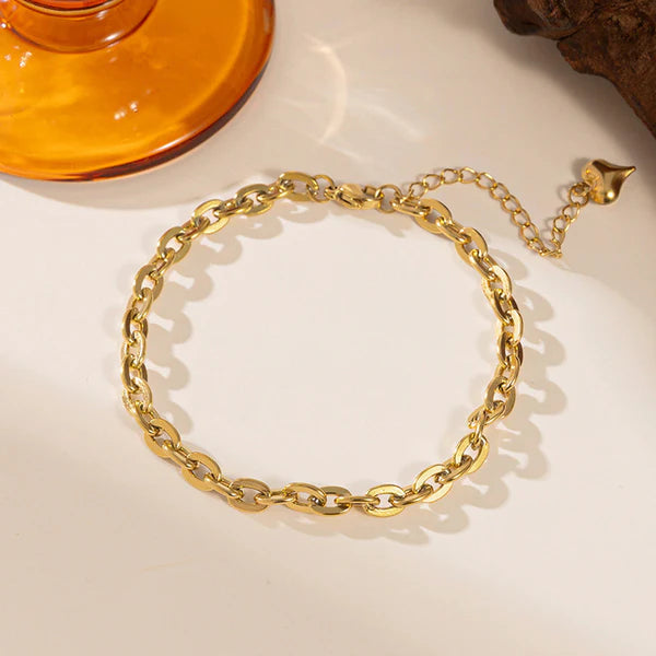 TFC Gold Plated Chain Bracelet