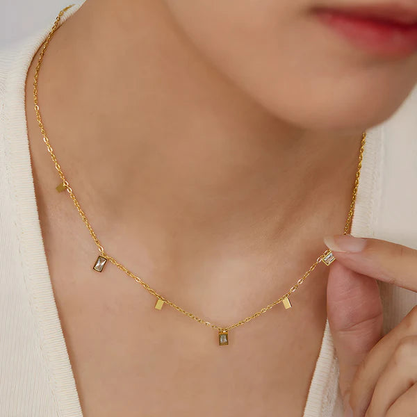 TFC Mini Charms Gold Plated Necklace