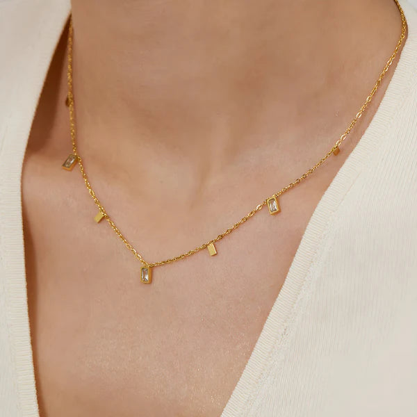 TFC Mini Charms Gold Plated Necklace
