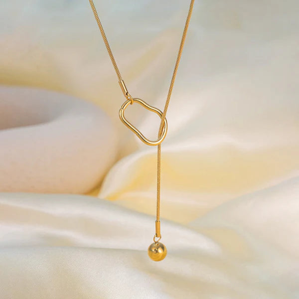 TFC Golden Promise Gold Plated Pendant Necklace