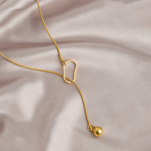 TFC Golden Promise Gold Plated Pendant Necklace