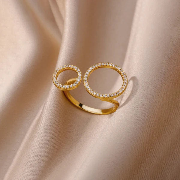 TFC Infinite Orbits Adjustable Gold Plated Ring