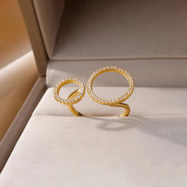 TFC Infinite Orbits Adjustable Gold Plated Ring