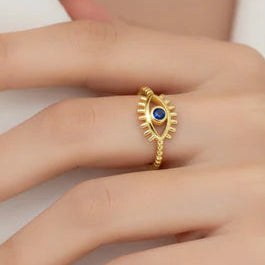 TFC Karma Catcher Adjustable Gold Plated Ring