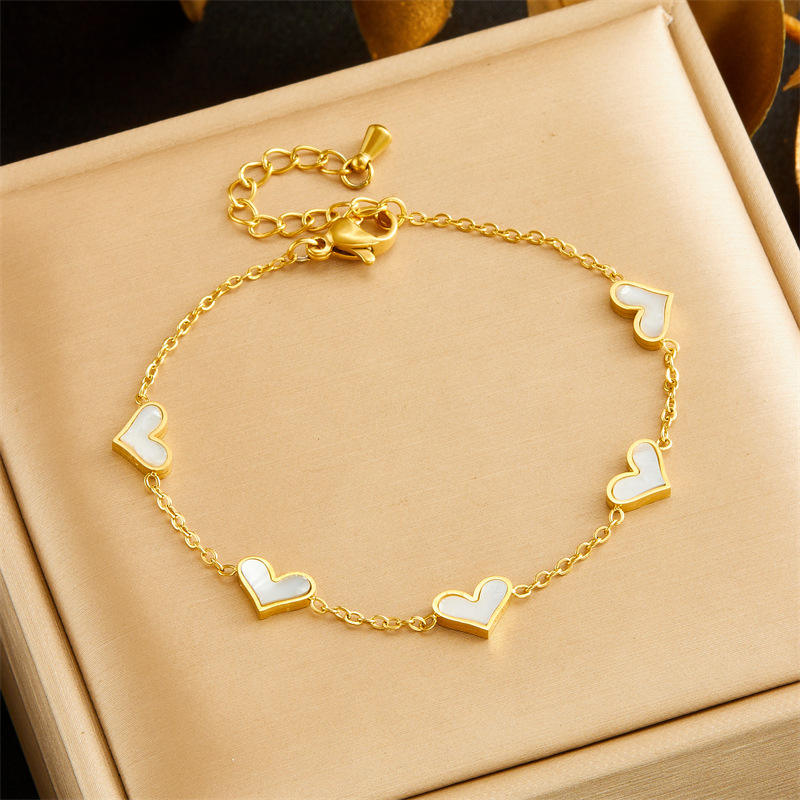 TFC Mini Heart Gold Plated Bracelet