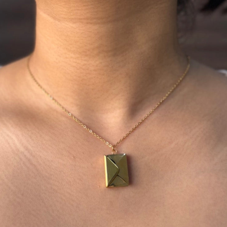 TFC Love Letter Gold Plated Necklace