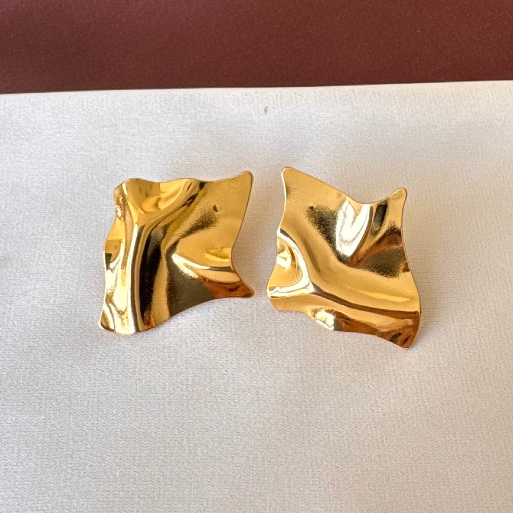 TFC Designer Kite Gold Plated Stud Earrings