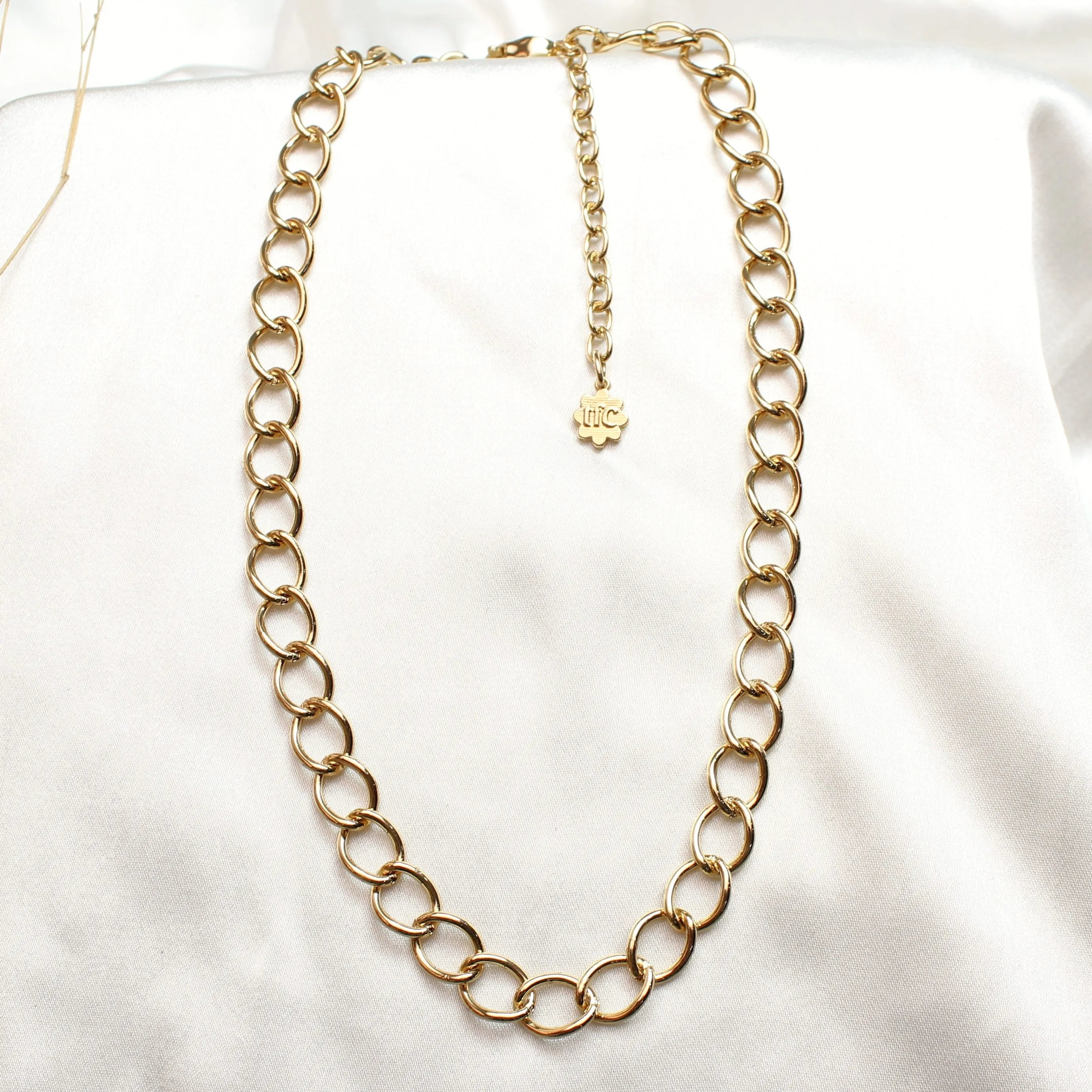 TFC Classic Gold Plated Link Chain Necklace