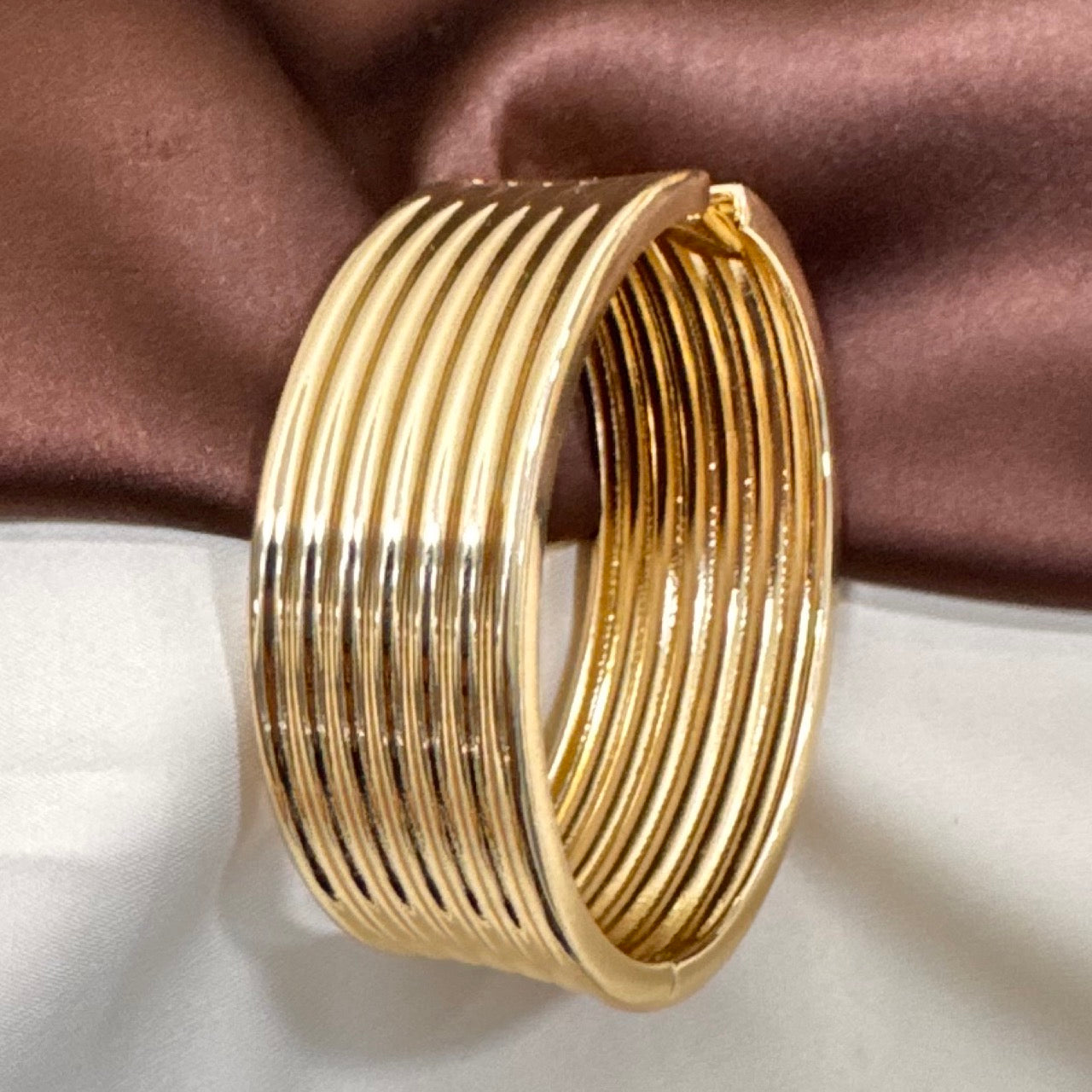 TFC Size 2.6 Liner Gold Plated Bracelet Bangle