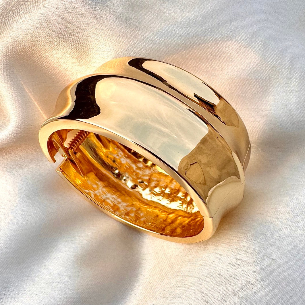 TFC Size 2-6 Simple Beauty Gold Plated Bracelet Bangle