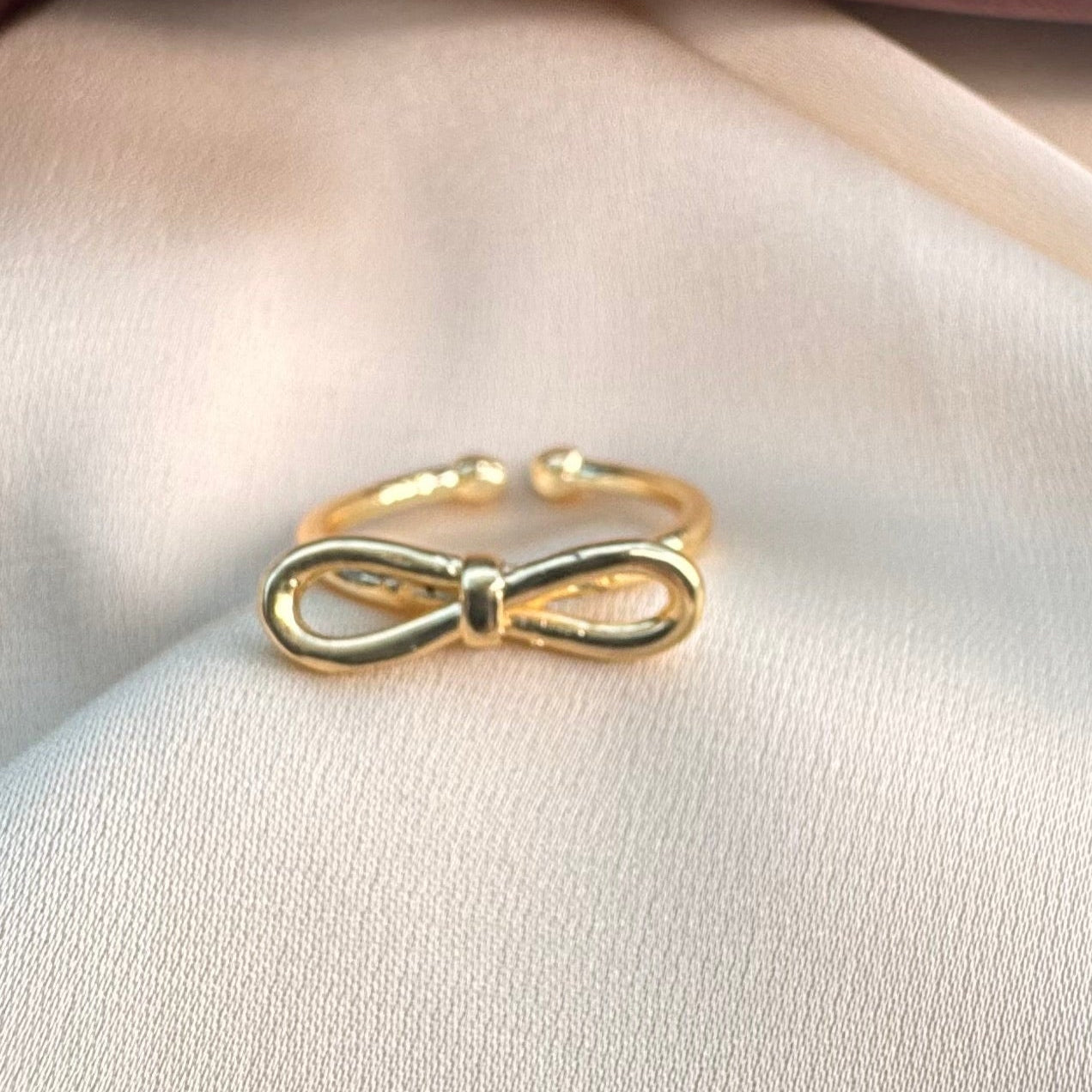 TFC Belle Bow Gold Plated Ring