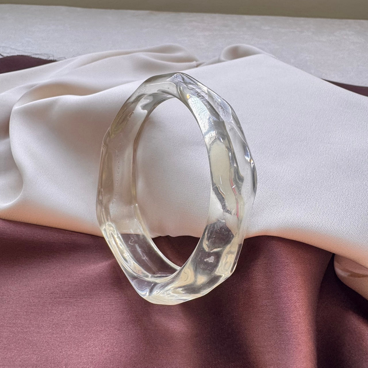 TFC Size 2.8 Transparent Resin Bangle