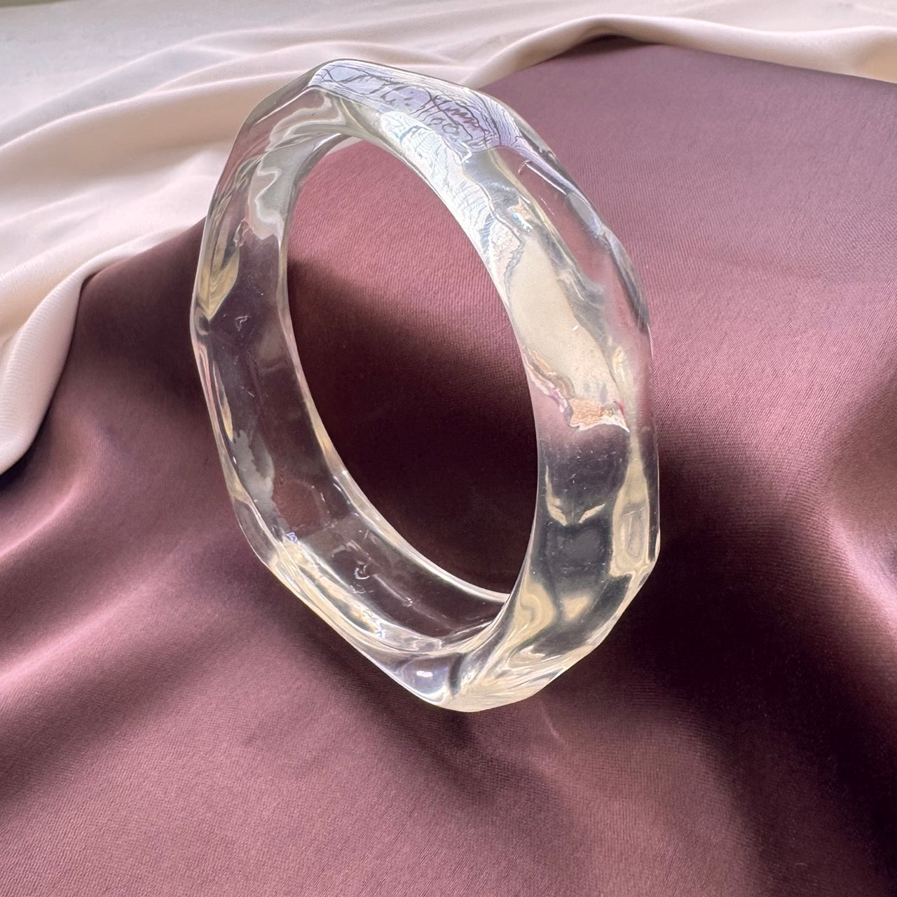 TFC Size 2.8 Transparent Resin Bangle