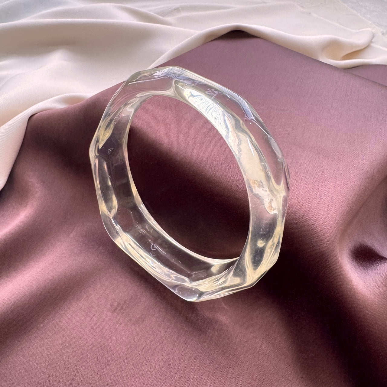 TFC Size 2.8 Transparent Resin Bangle