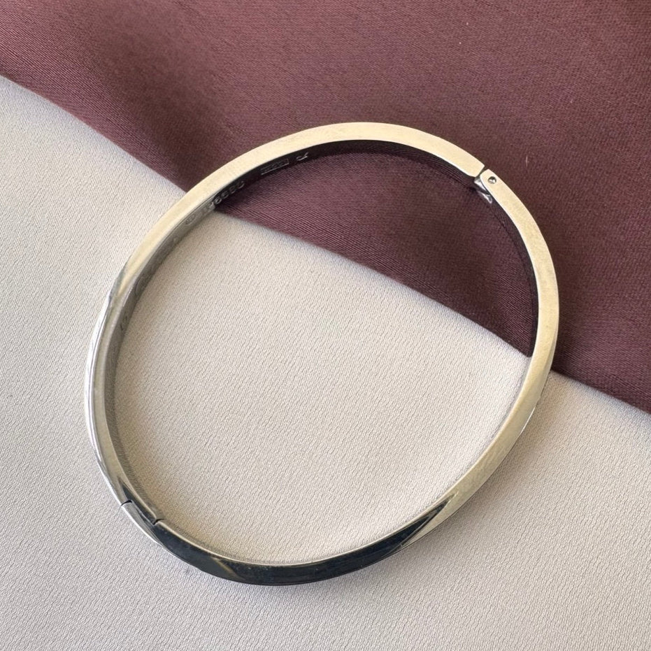 TFC Size 2.2 Line Silver Plated Bracelet Bangle