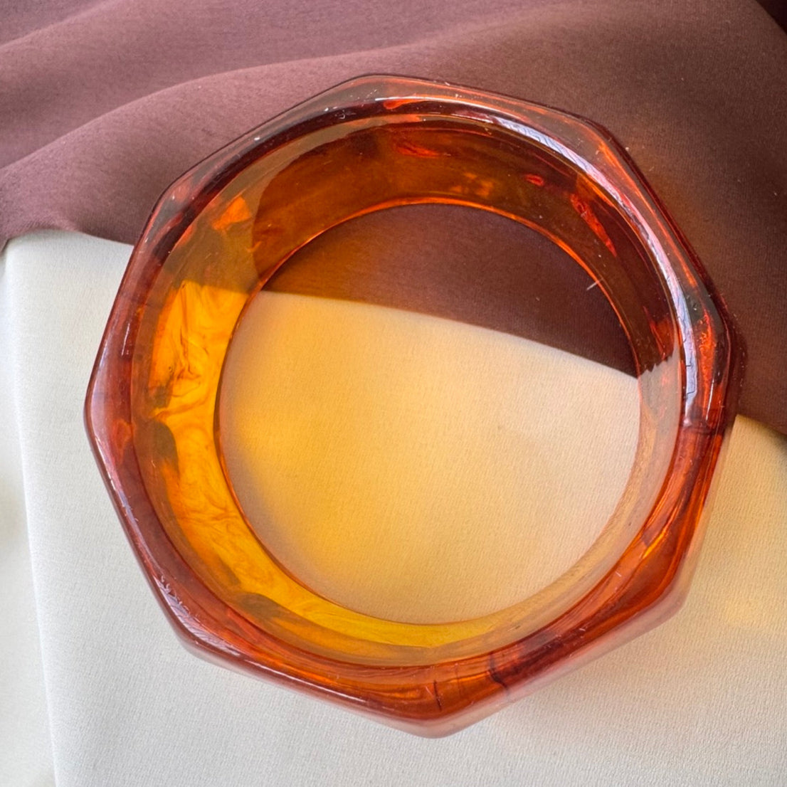 TFC Size 2.8 Sunset Resin Bold Bangle