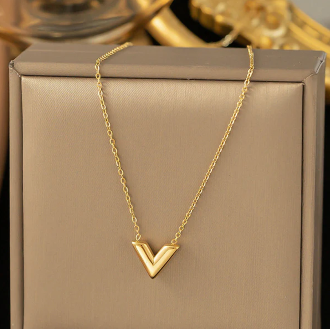 TFC Victory Gold Plated Necklace