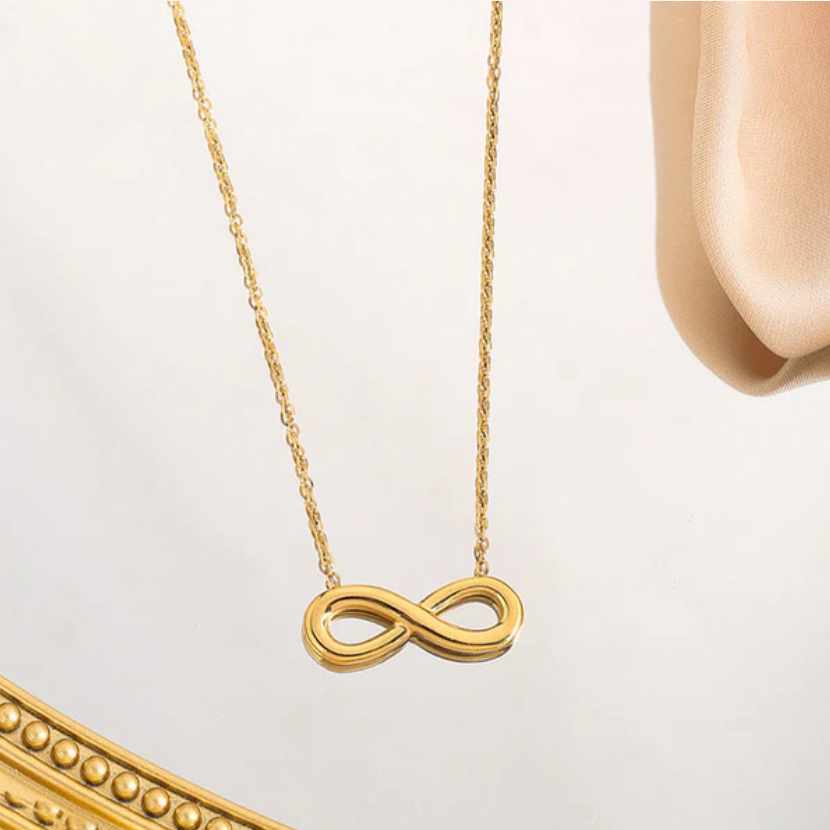 TFC Infinity Flash Gold Plated Necklace