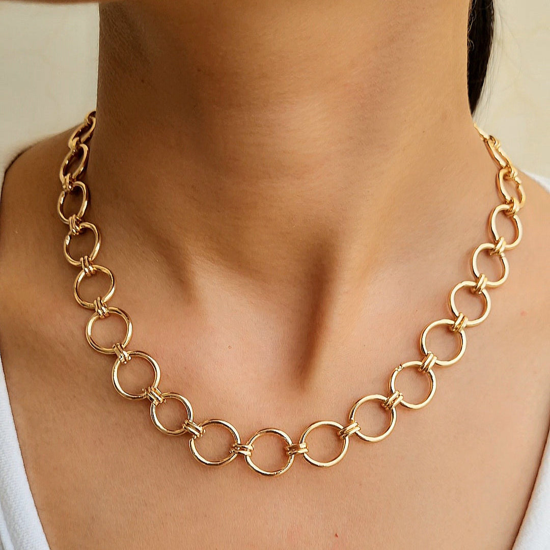 TFC Napoli Luxury Gold Plated Chain Necklace