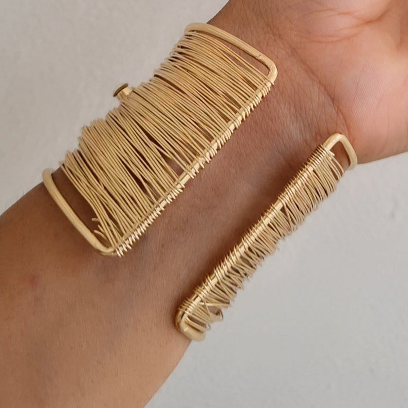 TFC Endless Gold Plated Adjustable Cuff Bracelet