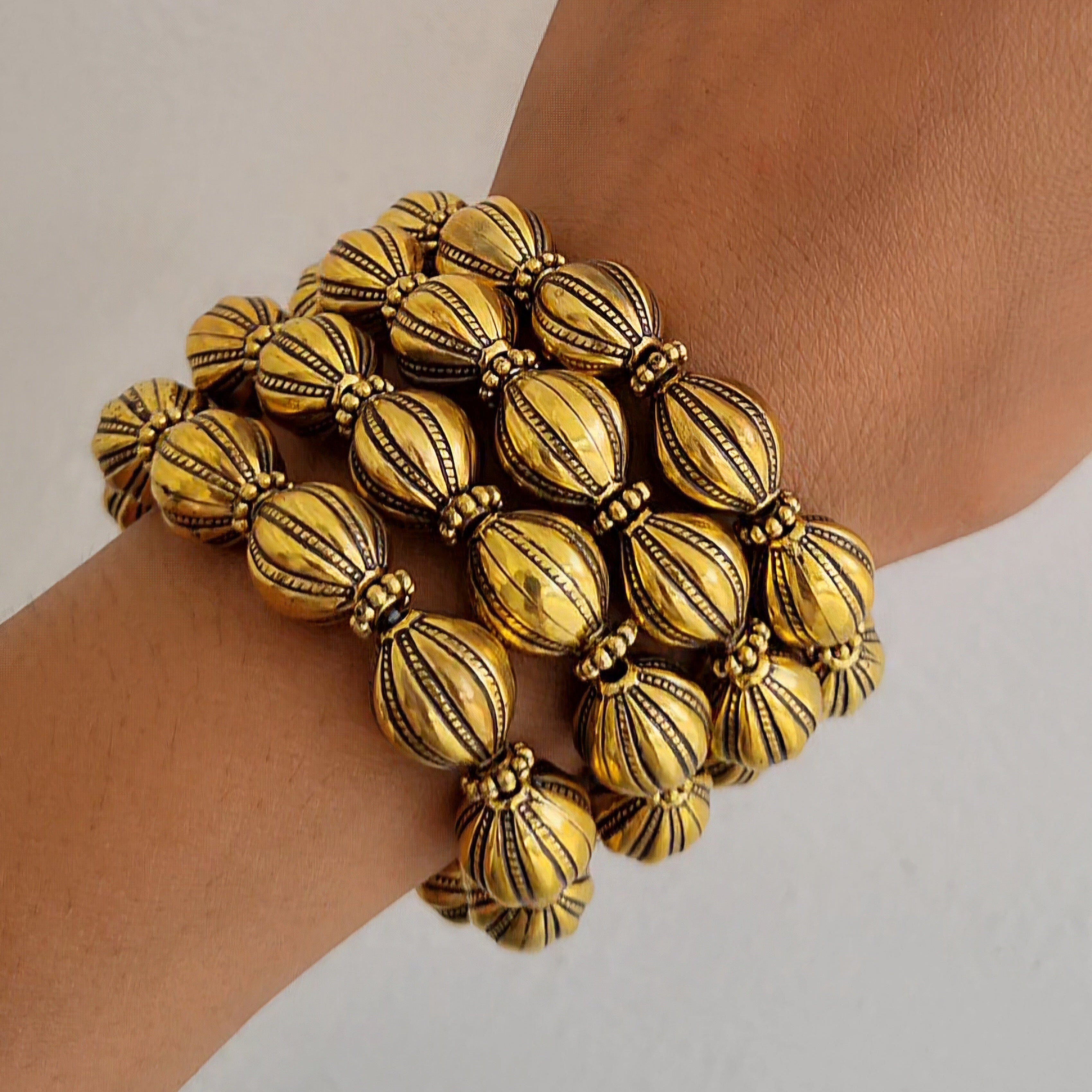 TFC Bliss Twist Gold Plated Bracelet (set of 4)