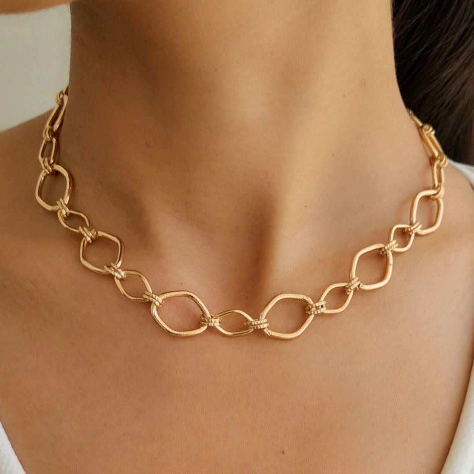 TFC Sienna Luxury Gold Plated Chain Necklace