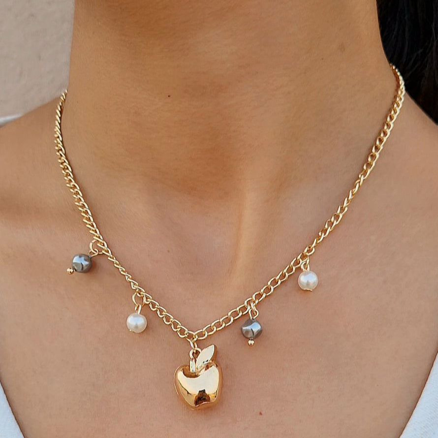 TFC Apple Pie Gold Plated Necklace