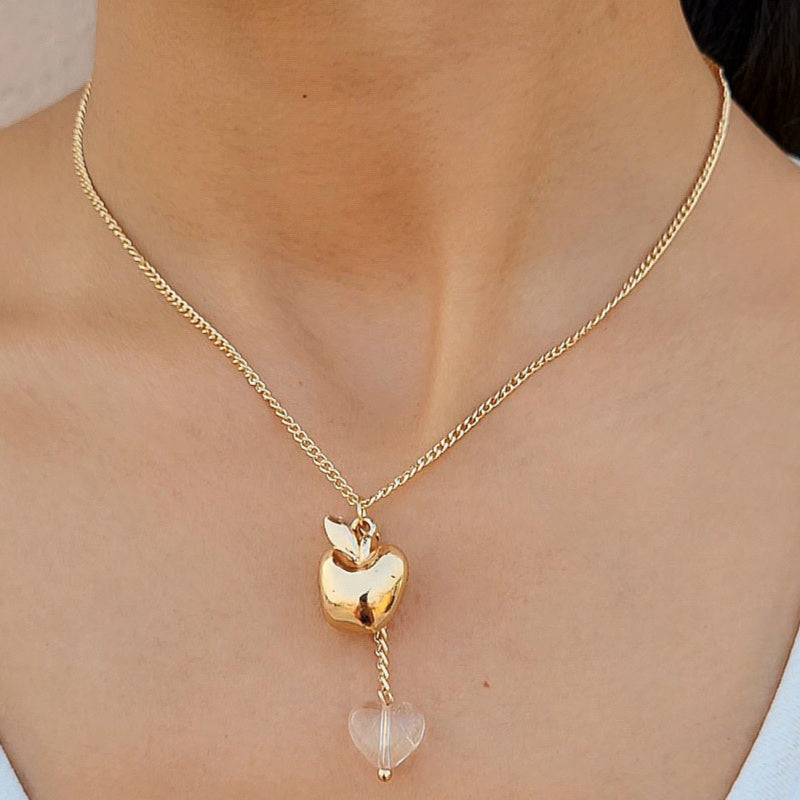 TFC Fruitful Charm Gold Plated Pendant Necklace