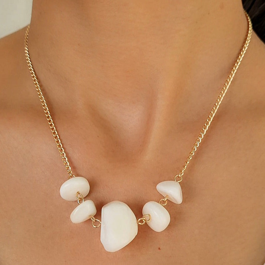 TFC Snowdrift Shine Gold Plated Necklace