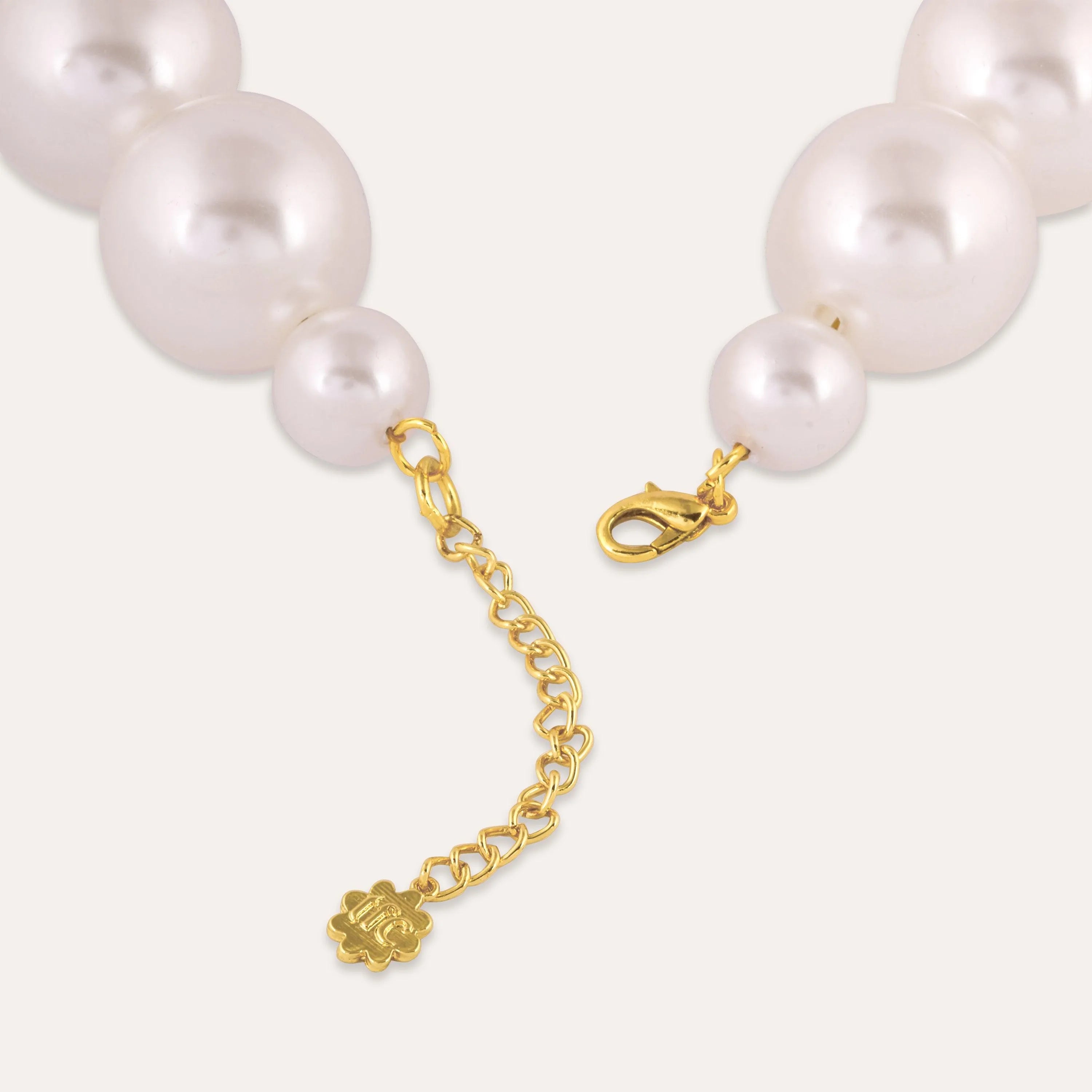 TFC Adorn Big Bold Pearls Statement Necklace-Enhance your elegance with our collection of gold-plated necklaces for women. Choose from stunning pendant necklaces, chic choker necklaces, and trendy layered necklaces. Our sleek and dainty designs are both affordable and anti-tarnish, ensuring lasting beauty. Enjoy the cheapest fashion jewellery, lightweight and stylish- only at The Fun Company