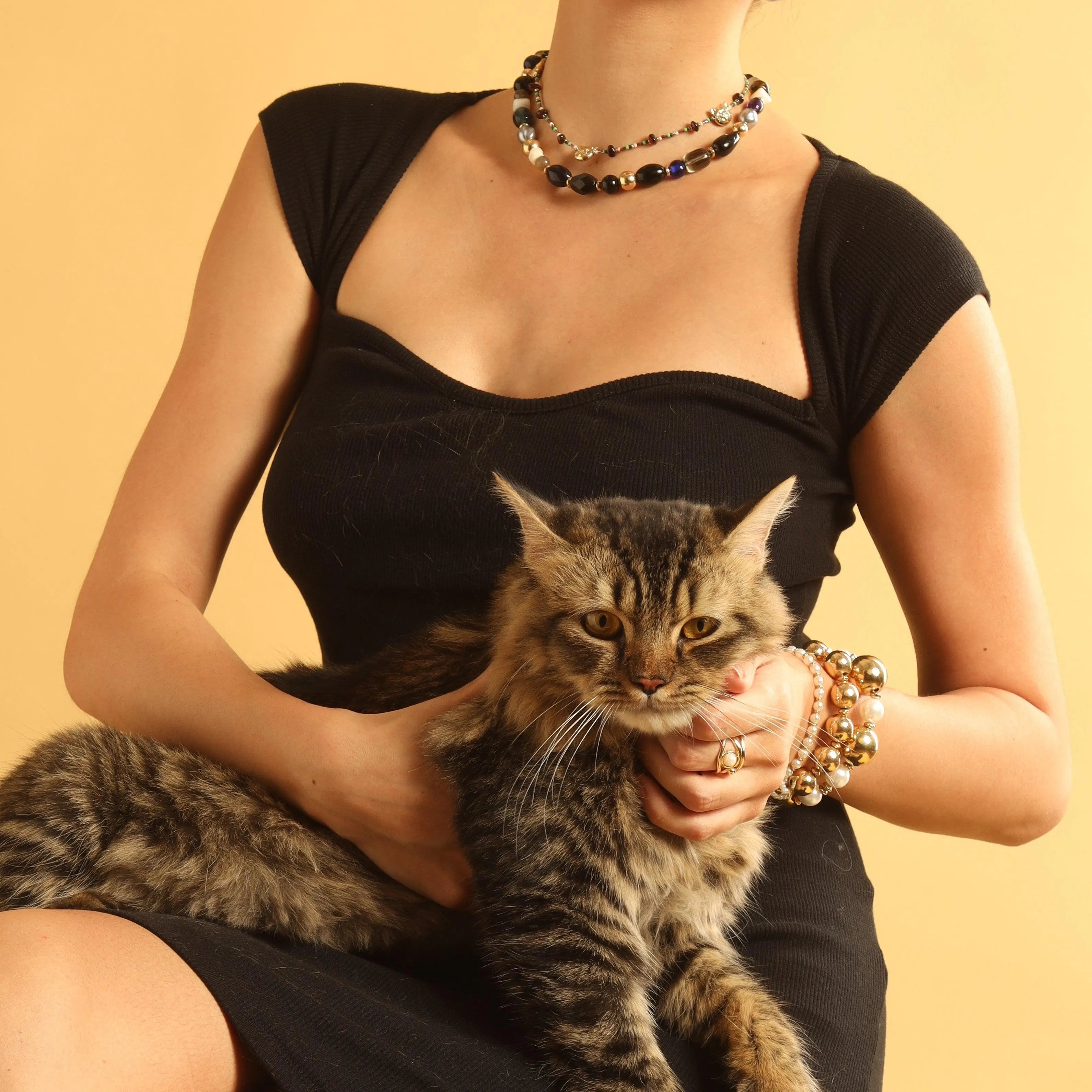 TFC Black and Gold Beads Choker Necklace-Enhance your elegance with our collection of gold-plated necklaces for women. Choose from stunning pendant necklaces, chic choker necklaces, and trendy layered necklaces. Our sleek and dainty designs are both affordable and anti-tarnish, ensuring lasting beauty. Enjoy the cheapest fashion jewellery, lightweight and stylish- only at The Fun Company.