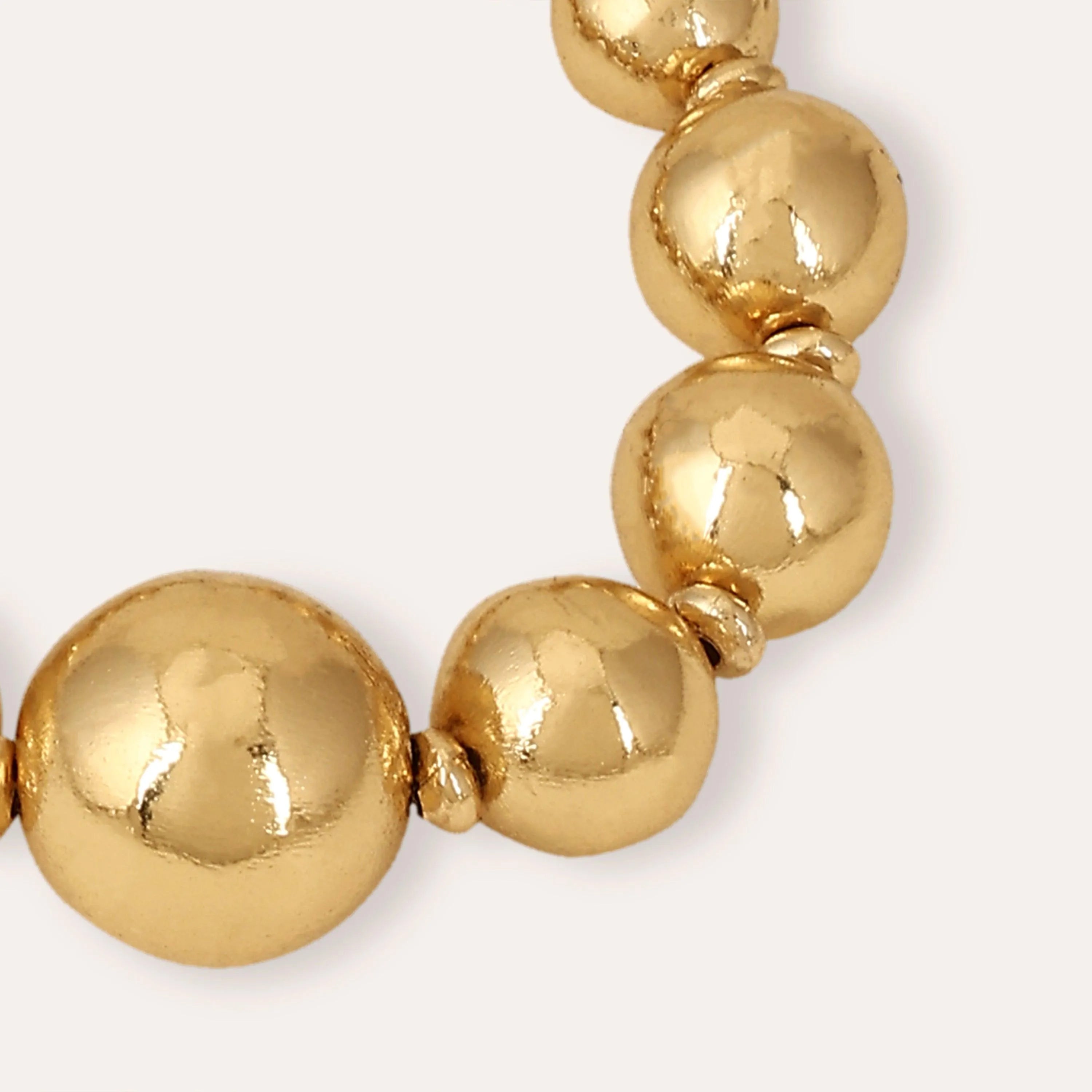 TFC Bold Beads Gold Plated Single Bracelet-Discover our stunning collection of stylish bracelets for women, featuring exquisite pearl bracelets, handcrafted beaded bracelets, and elegant gold-plated designs. Enjoy cheapest anti-tarnish fashion jewellery and long-lasting brilliance only at The Fun Company.