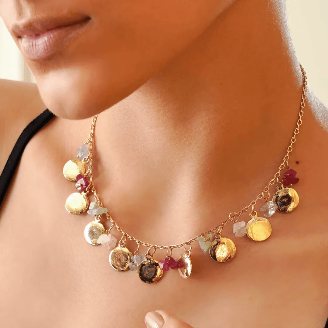 TFC Cuddle Bug Gold Plated Necklace