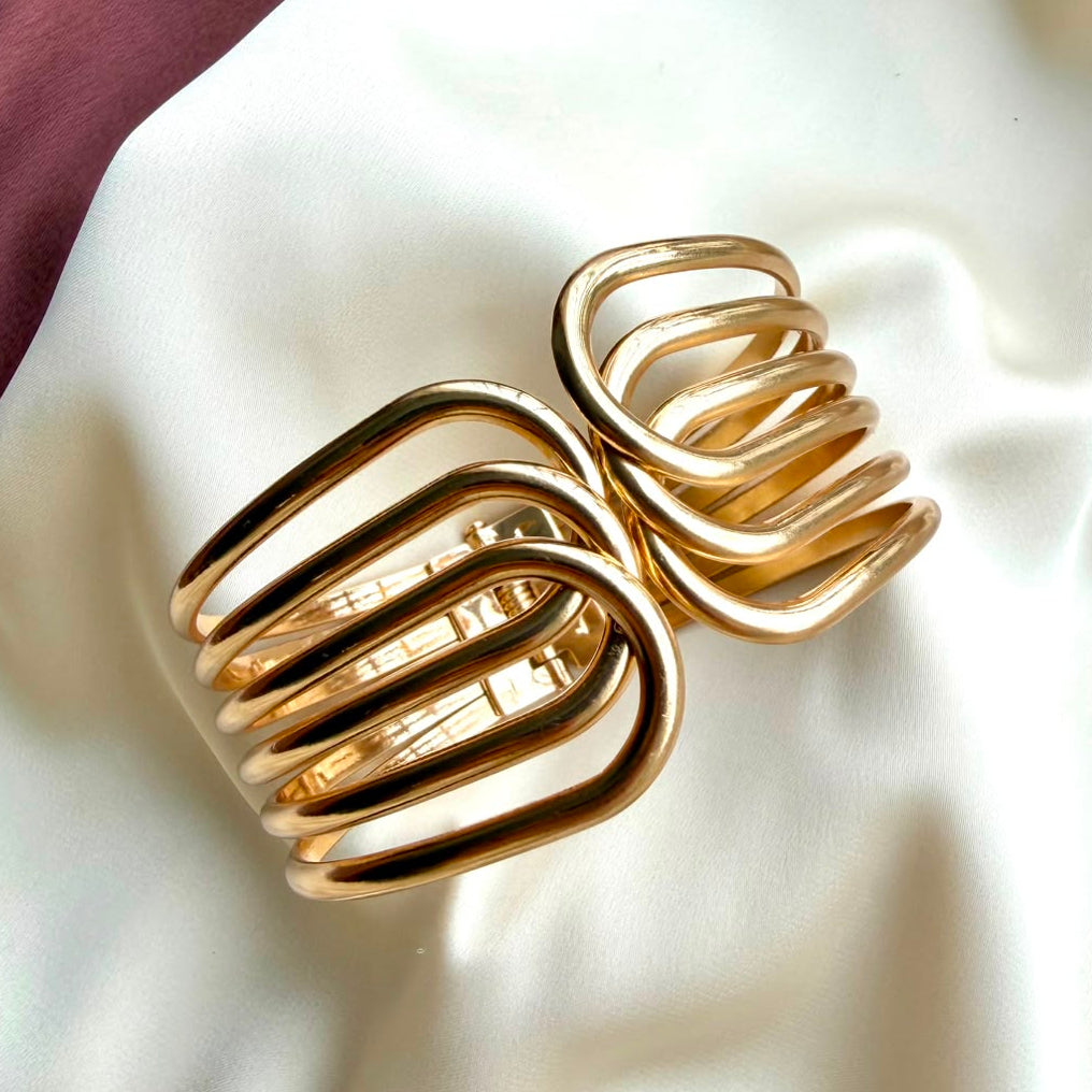 TFC Size 2.6 Line Lifter Gold Plated Bangle