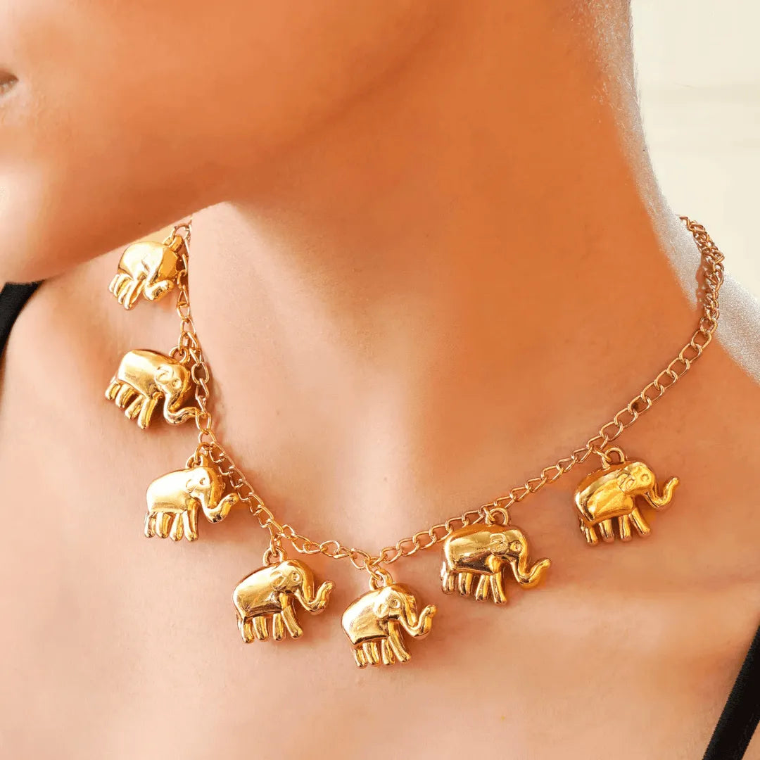 TFC Elecharm Gold Plated Necklace - Main Image