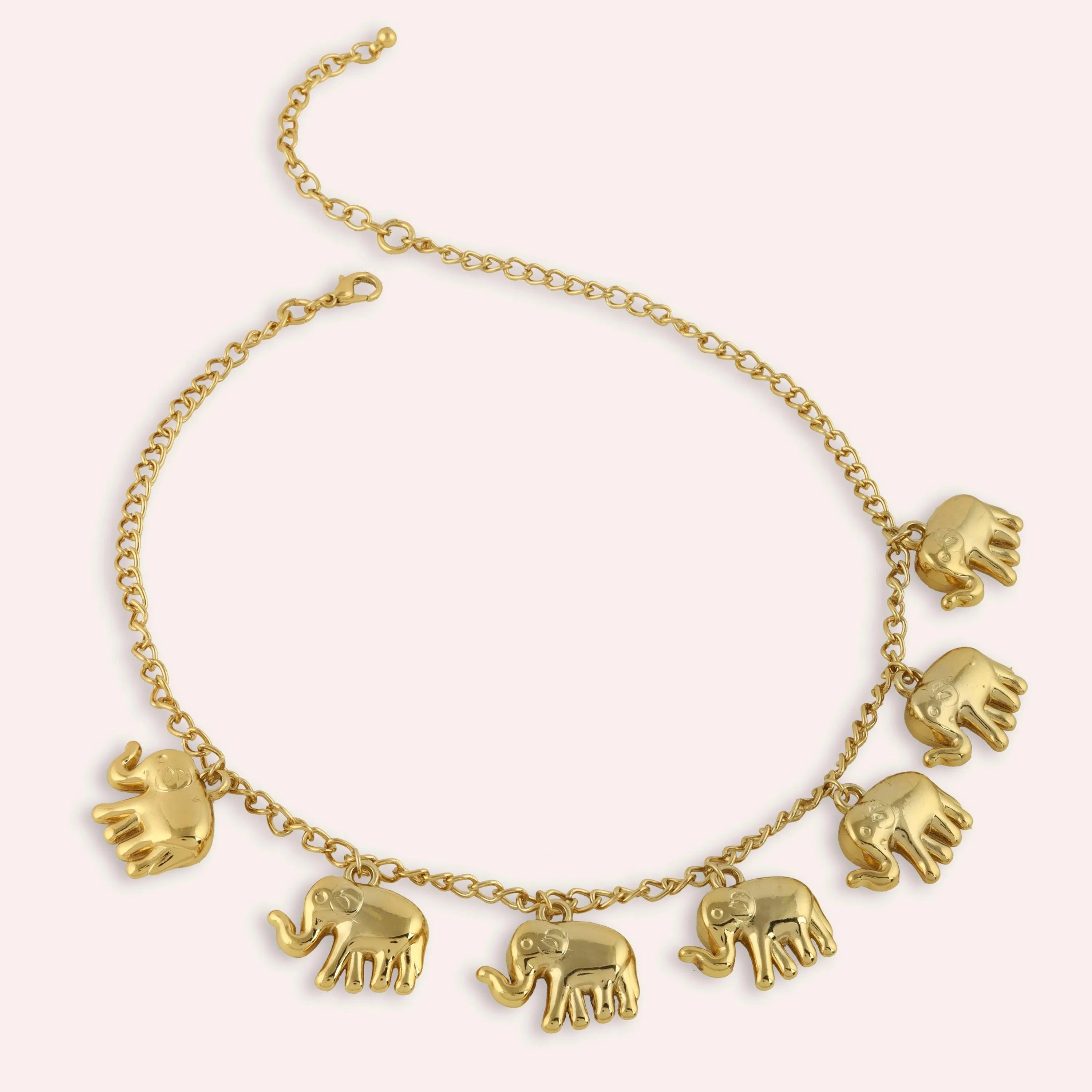 TFC Elecharm Gold Plated Necklace-Enhance your elegance with our collection of gold-plated necklaces for women. Choose from stunning pendant necklaces, chic choker necklaces, and trendy layered necklaces. Our sleek and dainty designs are both affordable and anti-tarnish, ensuring lasting beauty. Enjoy the cheapest fashion jewellery, lightweight and stylish- only at The Fun Company.