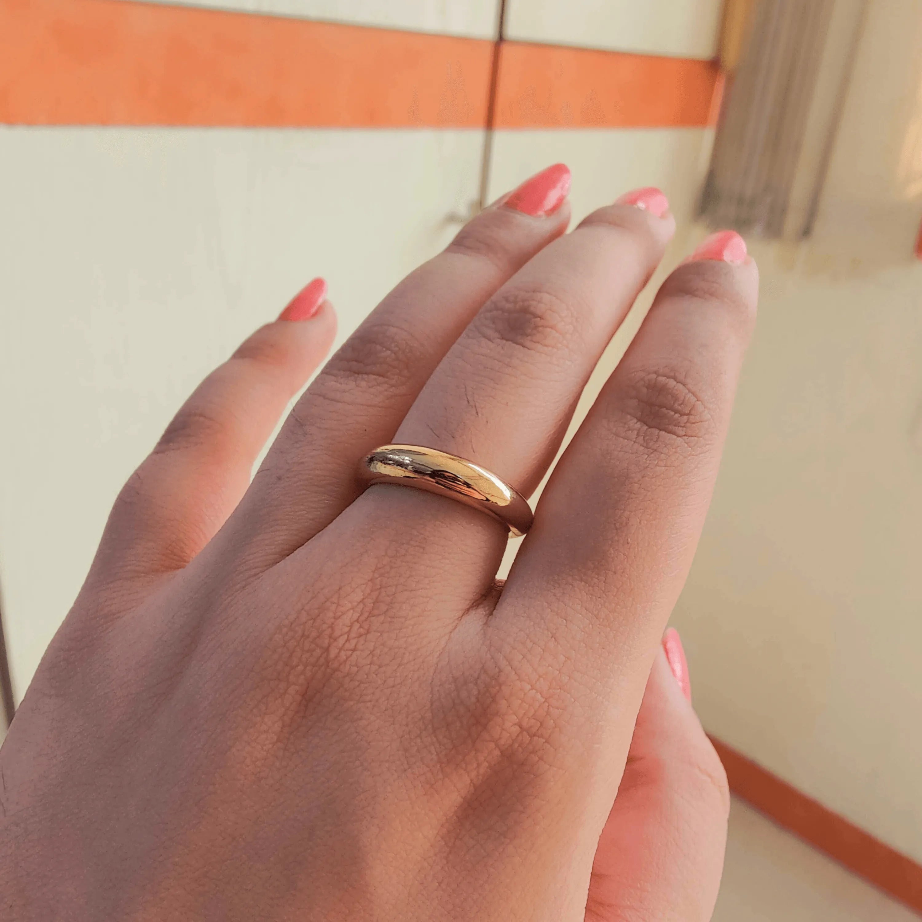 TFC Glimmer Glow Gold Plated Ring- Elevate your style with our exquisite collection of gold-plated adjustable rings for women, including timeless signet rings. Explore cheapest fashion jewellery designs with anti-tarnish properties, all at The Fun Company with a touch of elegance